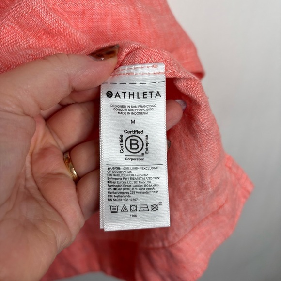 Athleta Voyager Linen Tank size Medium - Picture 4 of 11